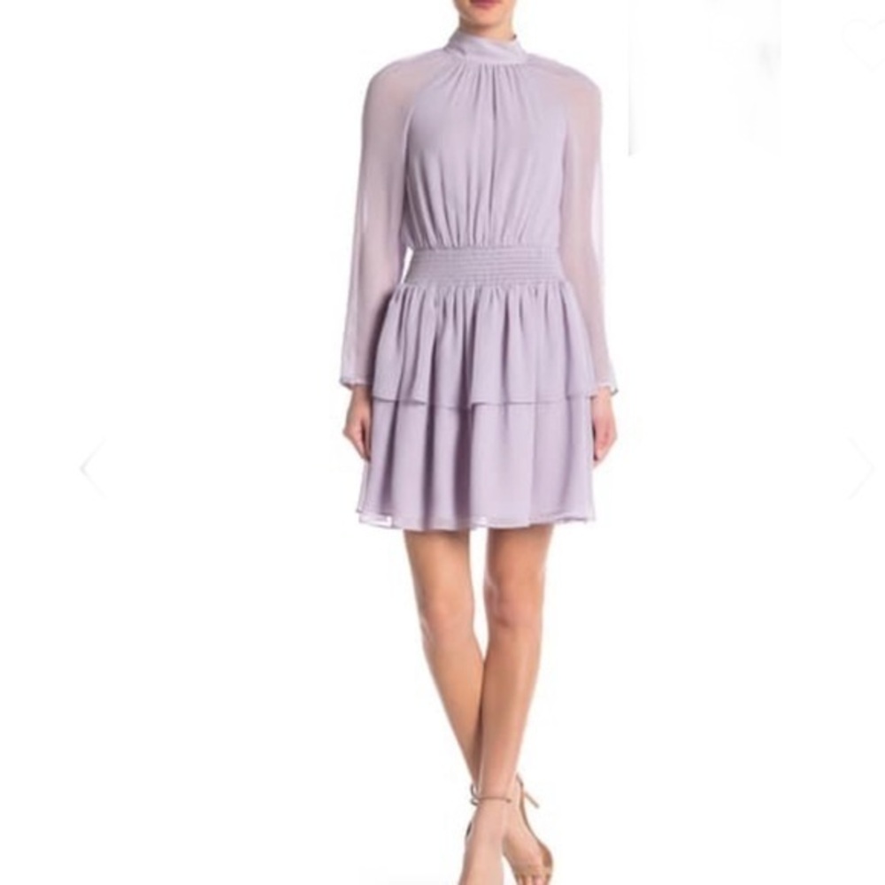 Rebecca Minkoff Zaykee Smocked Ruffled Dress M - Picture 1 of 5